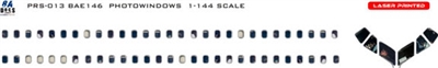 1:144 Bae 146-100 / -200 Photoreal Windows