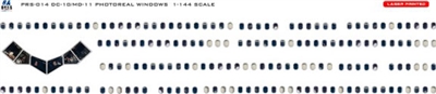 1:144 McDD DC-10 MD-11 Photoreal Windows