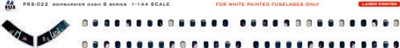 1:144 DHC-8 Dash 8 family Photoreal Windows