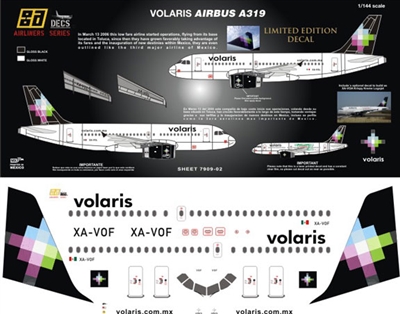 1:200 Volaris Airbus A319