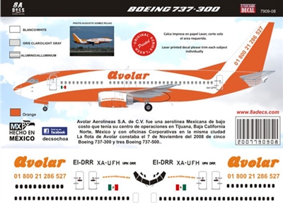 1:200 Avolar Boeing 737-300