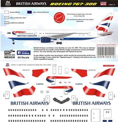 1:200 British Airways Boeing 767-300ER