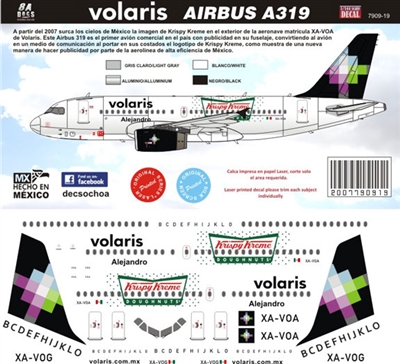 1:200 Volaris Airbus A.319 'Krispy Kreme Doughnuts'