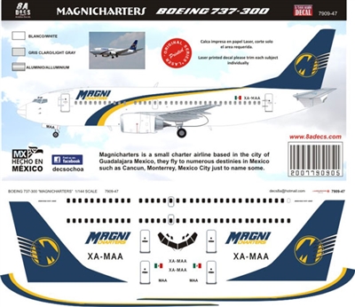 1:200 Magnicharters Boeing 737-300