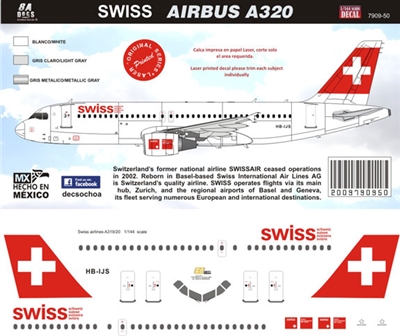 1:200 Swiss Airlines Airbus A.319