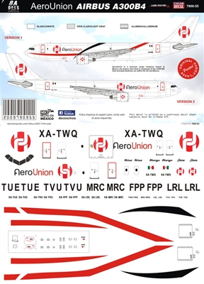 1:200 AeroUnion Airbus A.300B4F