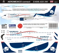1:200 AeroMexico Connect Embraer 190