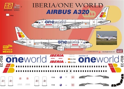 1:200 Iberia 'OneWorld' Airbus A.320