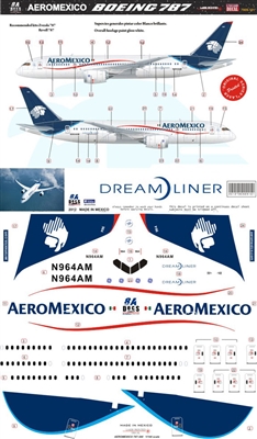 1:200 AeroMexico Boeing 787-8