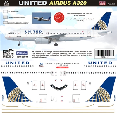 1:200 United Airlines Airbus A.320
