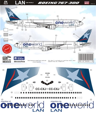 1:200 LAN "OneWorld" Boeing 767-300ER