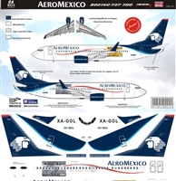 1:200 AeroMexico 'Banamex' Boeing 737-700