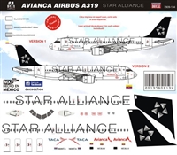 1:200 Avianca or TACA 'Star Alliance' Airbus A.320