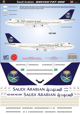 1:200 Saudia Boeing 747-400