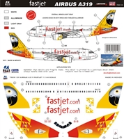 1:200 FastJet Airbus A.319