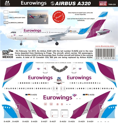 1:200 Eurowings Airbus A.320