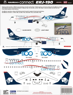 1:200 AeroMexico Connect Embraer 190