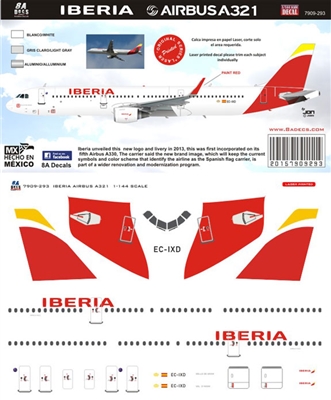 1:200 Iberia (2016 cs) Airbus A.321