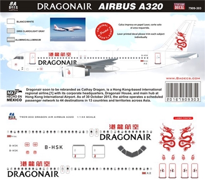 1:200 Dragonair Airbus A.320