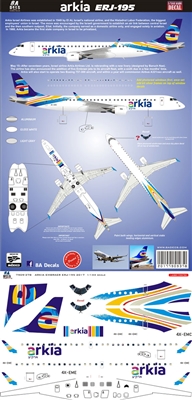 1:200 Arkia (2017 cs) Embraer 195