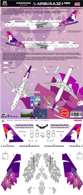1:200 Hawaiian Airlines (2017 cs) Airbus A.321 NEO