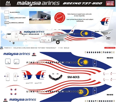 1:200 Malaysian Airlines Boeing 737-800 'Negaraku'