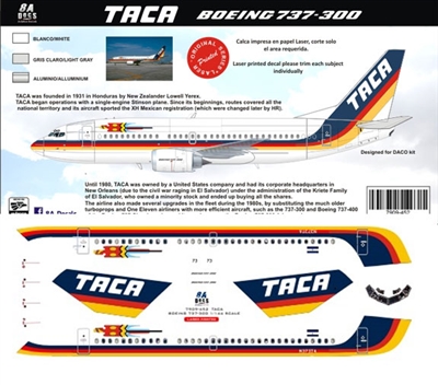 1:200 TACA Boeing 737-300