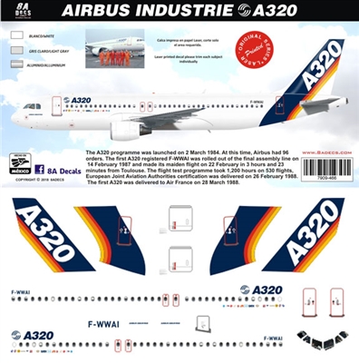 1:200 Airbus (Prototype, 1987 cs) Airbus A.320