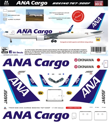 1:200 All Nippon Cargo Boeing 767-300F