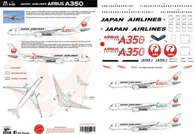 1:200 Japan Airlines Airbus A.350-900 (JA03XJ, green details)