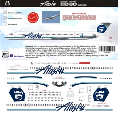 1:200 Alaska Airlines McDD MD80