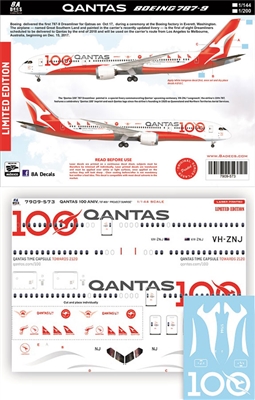 1:200 QANTAS '100' Boeing 787-9