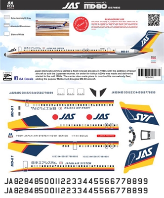 1:200 Japan Air System McDD MD80