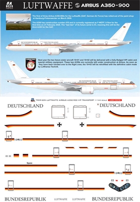 1:200 German Republic (VIP) Airbus A.350-900