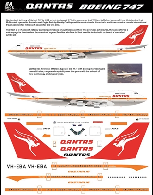 1:200 QANTAS Boeing 747-200B