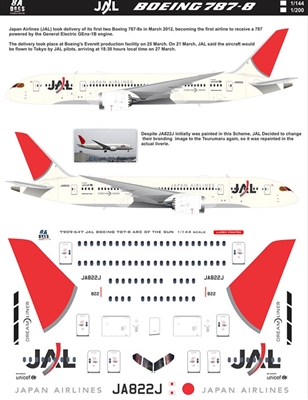 1:200 Japan Airlines Boeing 787-8