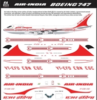 1:200 Air India Boeing 747-200B