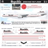 1:200 Republic Airlines Boeing 757-200
