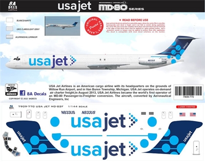 1:200 USA Jet Airlines McDD MD80F