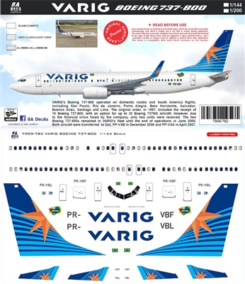 1:200 Varig Boeing 737-800