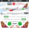 1:200 Viva Aerobus 'Tecate Pal Norte (2022)' Airbus A.320