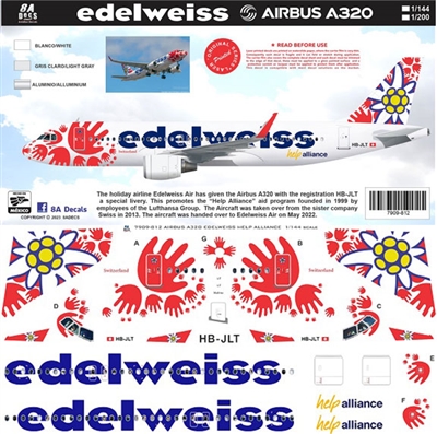 1:200 Edelweiss Airbus A.320