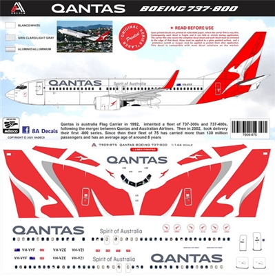 1:200 QANTAS  Boeing 737-800