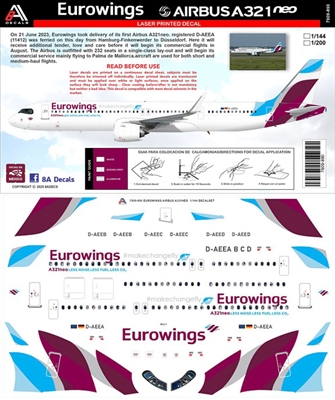 1:200 Eurowings Airbus A.321NEO