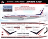1:200 China Airlines Airbus A.320