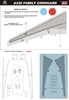1:200 Airbus A.318 / A319 / A320 / A321 Wing and Tail Corogard  Inspar Panels