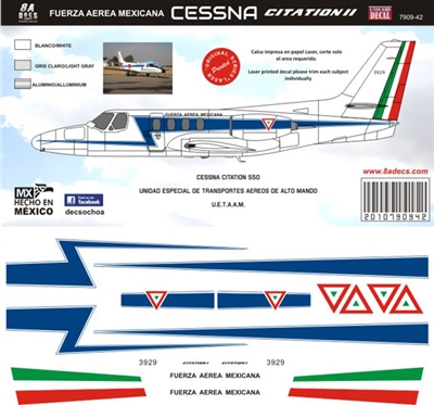 1:48 Fuerza Aerea Mexicana Cessna 500 Citation 1