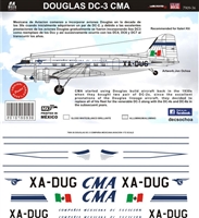 1:72 Compania Mexicana de Aviacion (1950's) Douglas DC-3