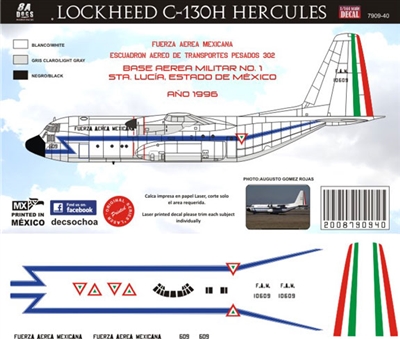 1:72 Fuerza Aerea Mexicana Lockheed C-130H Hercules (EATP version)