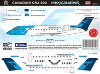 1:72 Mexicana Link  Canadair CRJ-200